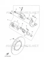 FRONT BRAKE CALIPER for Yamaha DRAGSTAR 2000