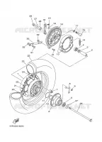 REAR WHEEL for Yamaha DRAGSTAR 2000