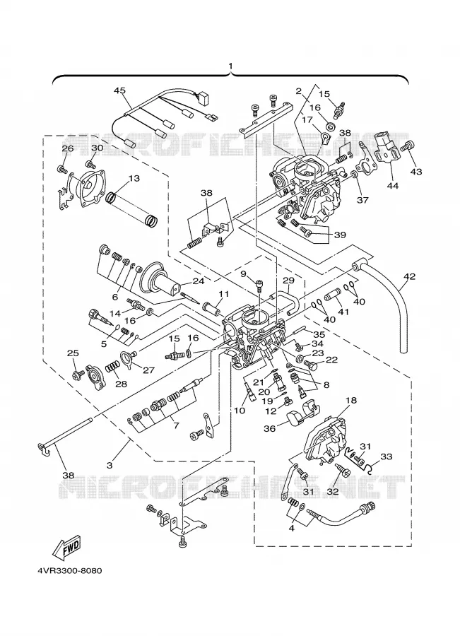 CARBURETOR Yamaha MOTO 650 2000 DRAGSTAR  XVS650