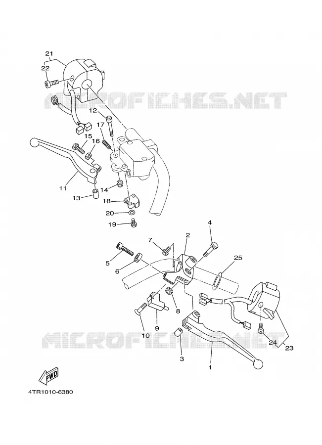 SWITCH / LEVER Yamaha MOTO 650 2000 DRAGSTAR  XVS650