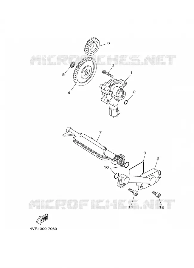 OIL PUMP Yamaha MOTO 650 2000 DRAGSTAR  XVS650