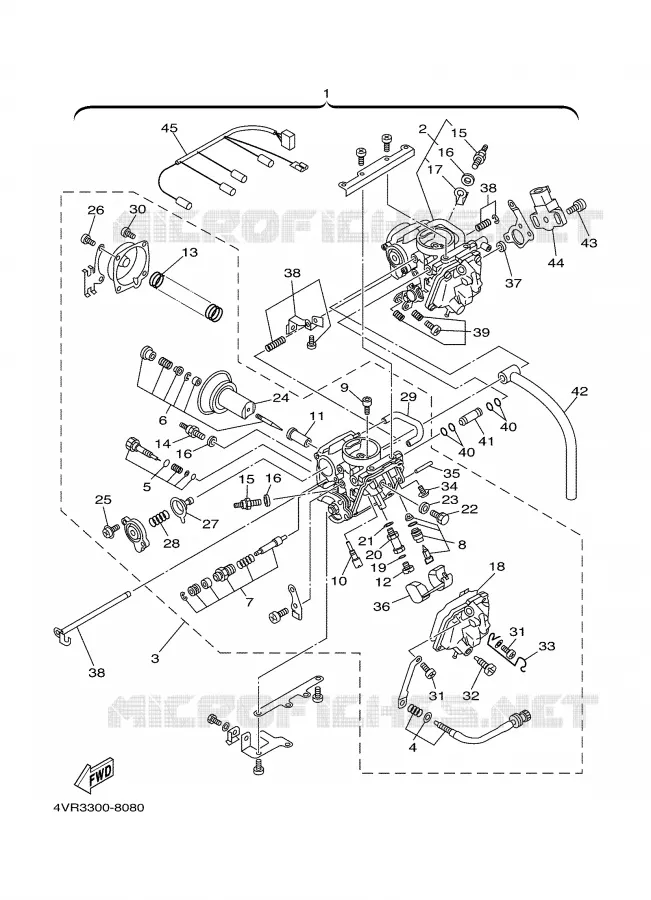 CARBURETOR Yamaha MOTO 650 2000 DRAGSTAR  XVS650