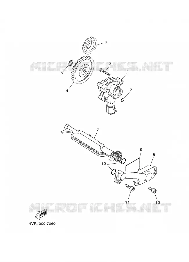 OIL PUMP Yamaha MOTO 650 2001 DRAGSTAR  XVS650