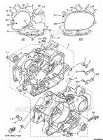 CRANKCASE for Yamaha DRAGSTAR 1998