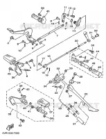 STAND / FOOTREST for Yamaha DRAGSTAR 1998