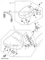 SEAT for Yamaha DRAGSTAR 1998