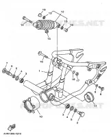 SWINGARM / SHOCK ABSORBER for Yamaha DRAGSTAR 1998