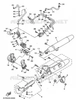 EXHAUST for Yamaha DRAGSTAR 1998