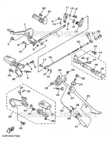 STAND / FOOTREST for Yamaha DRAGSTAR 1998