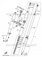 FRONT FORK for Yamaha DRAGSTAR 1998