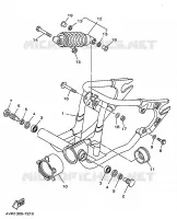 SWINGARM / SHOCK ABSORBER for Yamaha DRAGSTAR 1998
