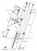 FRONT FORK for Yamaha DRAGSTAR 1998
