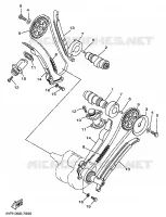 CAMSHAFT / TIMING CHAIN for Yamaha DRAGSTAR 1998