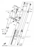 FRONT FORK for Yamaha DRAGSTAR 1998