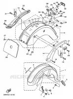 FENDER for Yamaha DRAGSTAR 1999