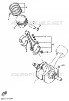 CRANKSHAFT / PISTON for Yamaha DRAGSTAR 1999