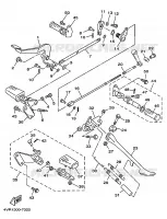STAND / FOOTREST for Yamaha DRAGSTAR 1999