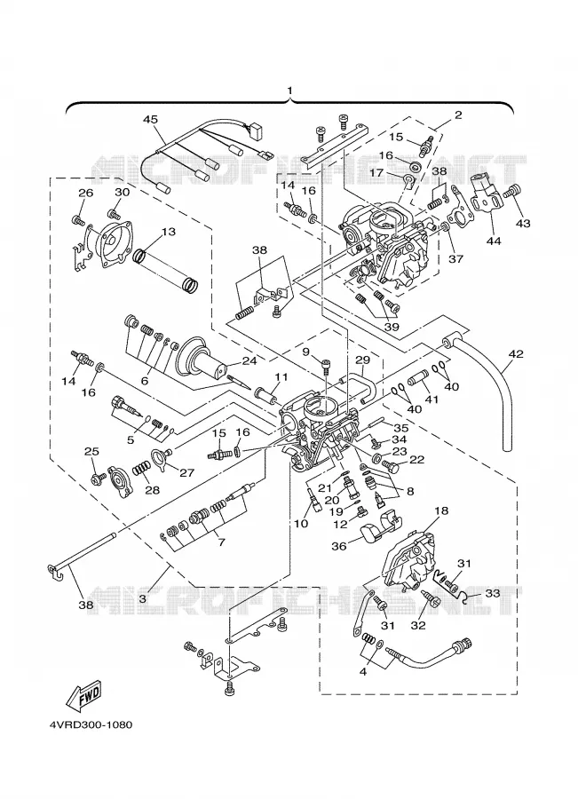 CARBURETOR Yamaha MOTO 650 2001 DRAGSTAR  XVS650A