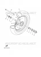 FRONT WHEEL for Yamaha DRAGSTAR 1999