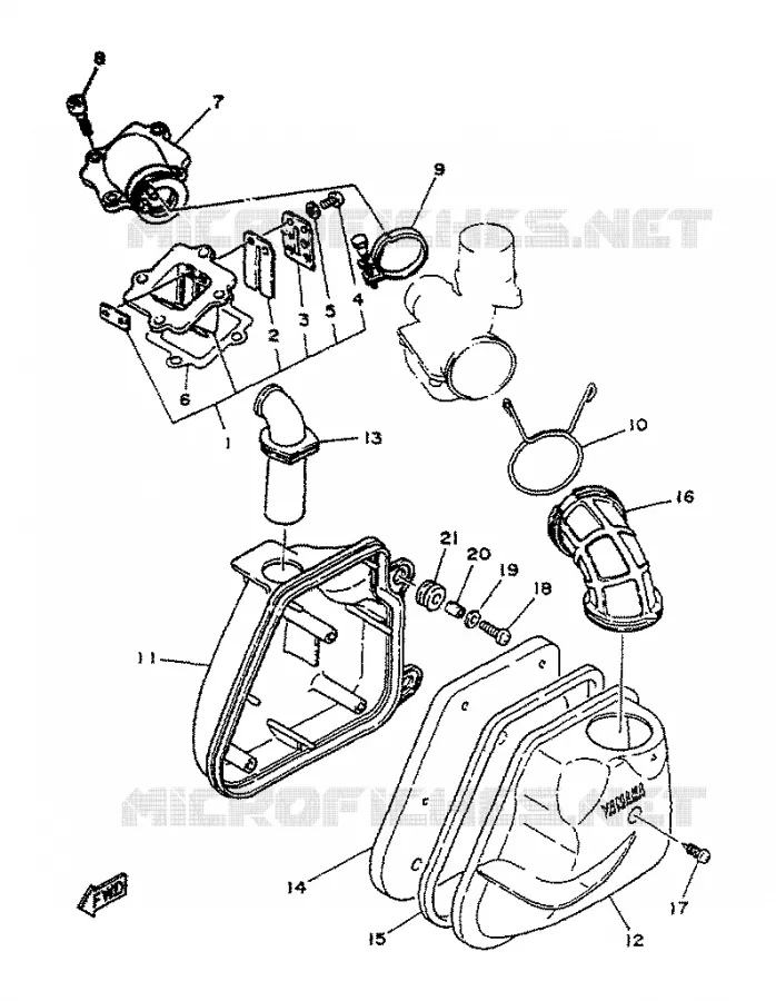 INTAKE Yamaha SCOOTER 50 1995 YA  YA50R AXIS