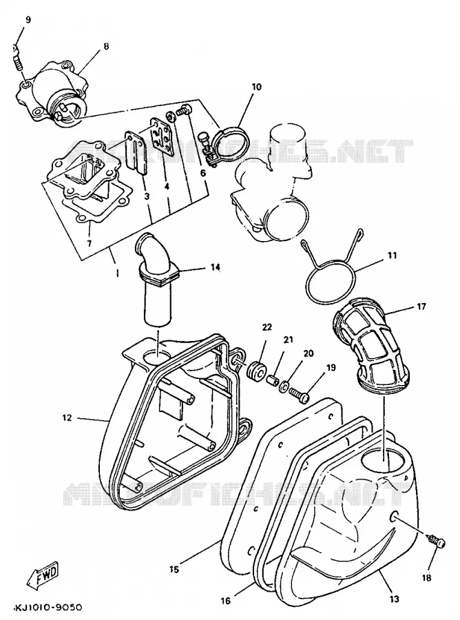 INTAKE Yamaha SCOOTER 80 1995 ZEST  YE80