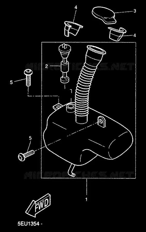 FUEL TANK Yamaha SCOOTER 50 2000 FLIPPER  YH50