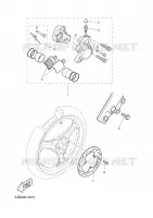 FRONT BRAKE CALIPER for Yamaha WHY 2003