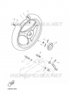 REAR WHEEL for Yamaha WHY 2003
