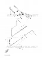 HANDLEBAR & CABLES for Yamaha WHY 2003