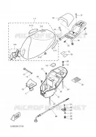 SEAT / CARRIER for Yamaha WHY 2005