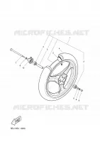 FRONT WHEEL for Yamaha WHY 2005
