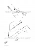 HANDLEBAR & CABLES for Yamaha WHY 2005