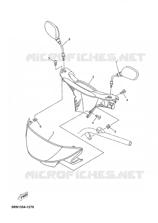 COVER 1 Yamaha SCOOTER 100 2003 NEO'S  YN100