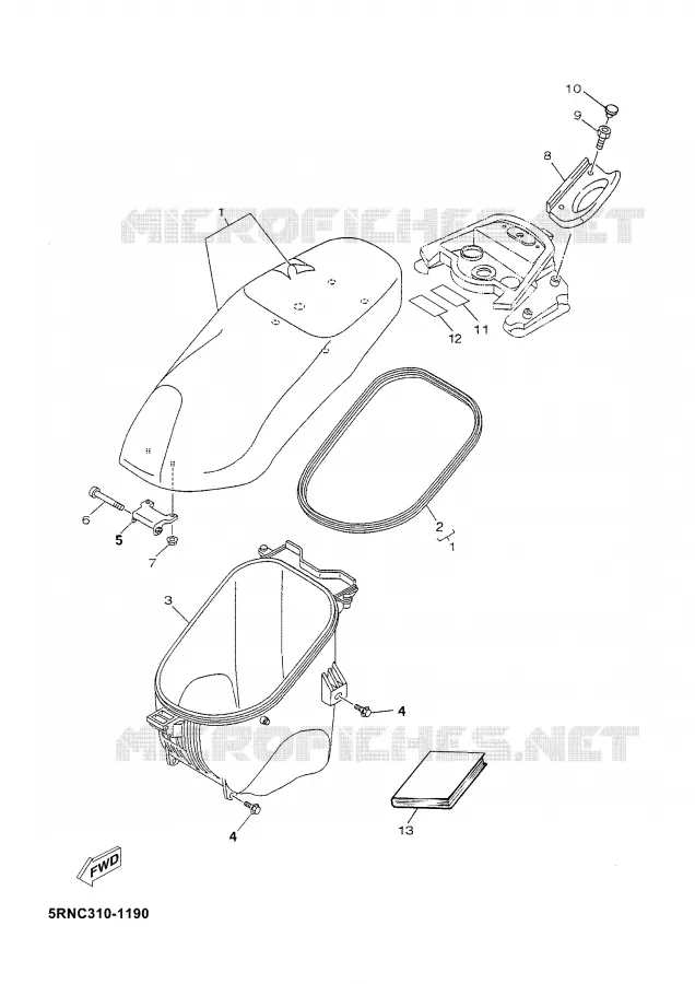 SEAT Yamaha SCOOTER 50 2002 YN  YN50