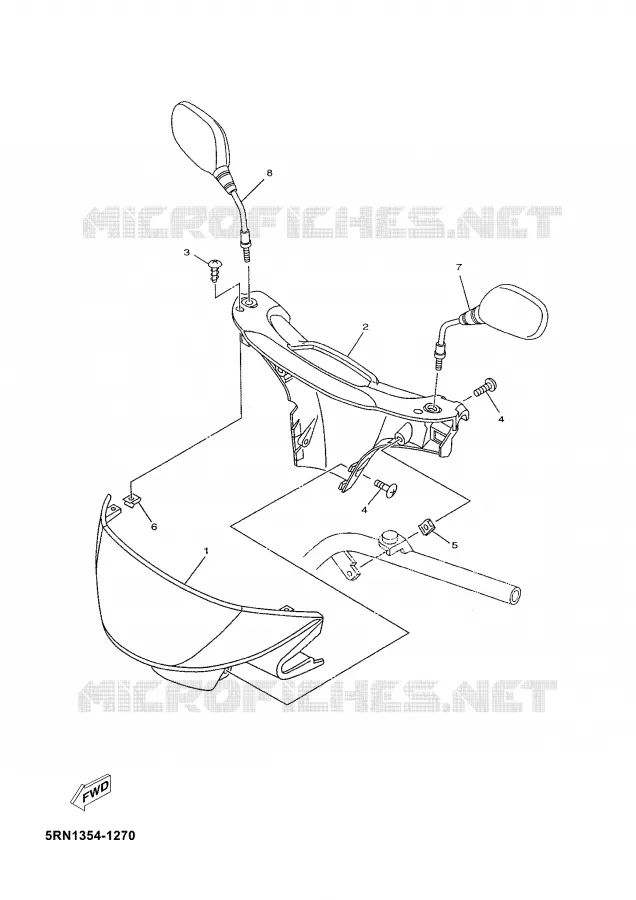 COVER 1 Yamaha SCOOTER 50 2002 YN  YN50ALPINESTARS