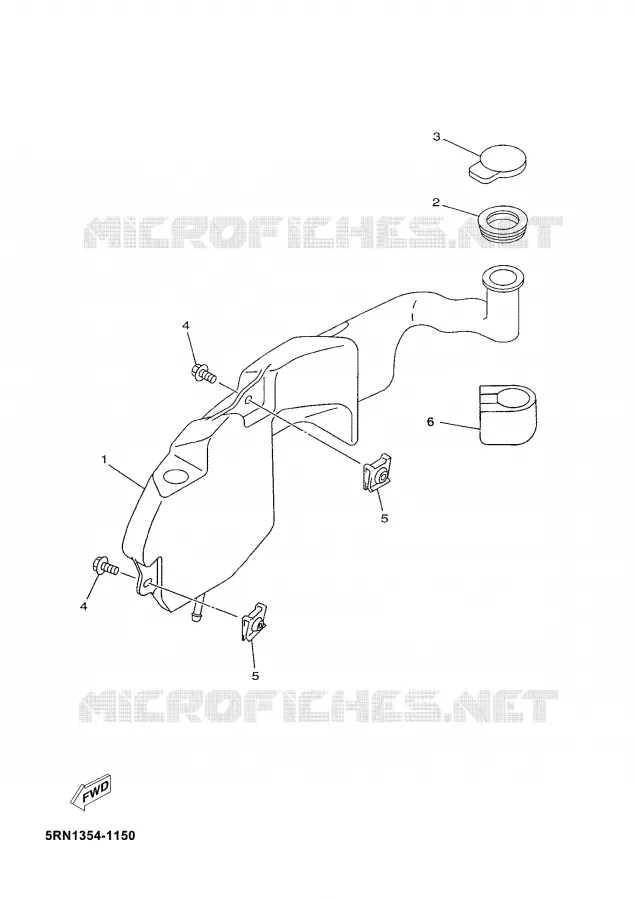 FUEL TANK Yamaha SCOOTER 50 2003 NEOS  YN50M
