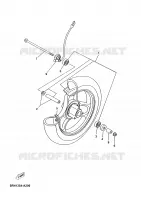 FRONT WHEEL for Yamaha NEO'S 2006
