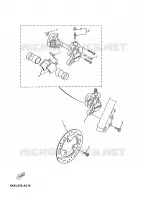 FRONT BRAKE CALIPER for Yamaha NEO'S 2006