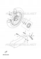 REAR WHEEL for Yamaha NEO'S 2006