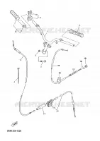 HANDLEBAR & CABLES for Yamaha NEO'S 2006