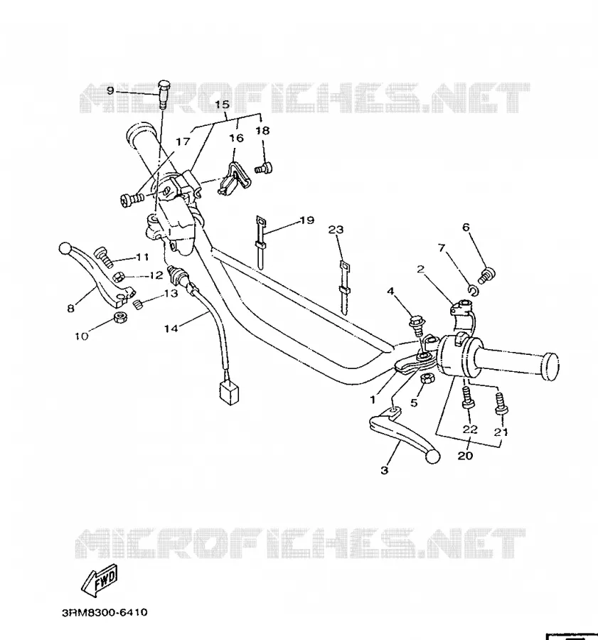 SWITCH / LEVER Yamaha MOTO 125 1998 DTR  DT125R