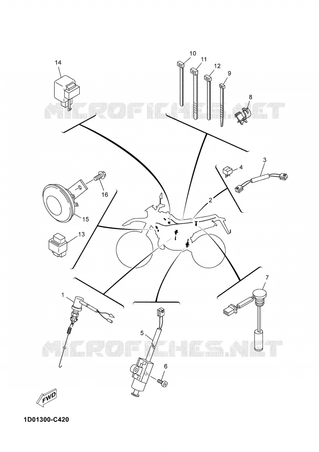 ELECTRICAL 2 Yamaha MOTO 125 2004 DTR  DT125R