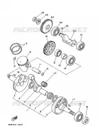 CRANKSHAFT / PISTON for Yamaha DTRE 1997