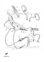 HANDLEBAR & CABLES for Yamaha DTRE 1997