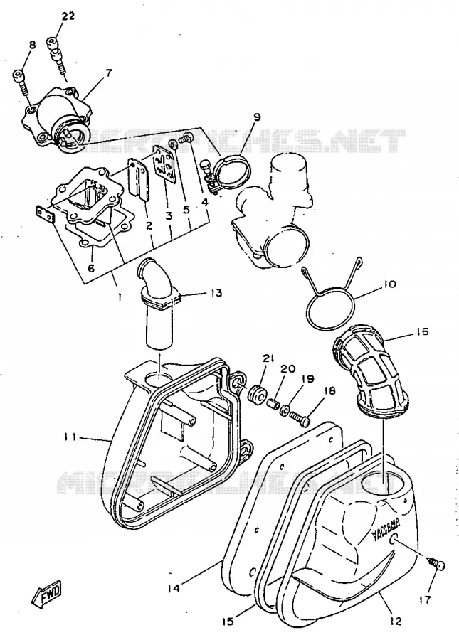 INTAKE Yamaha SCOOTER 50 1997 NEOS  YN50R