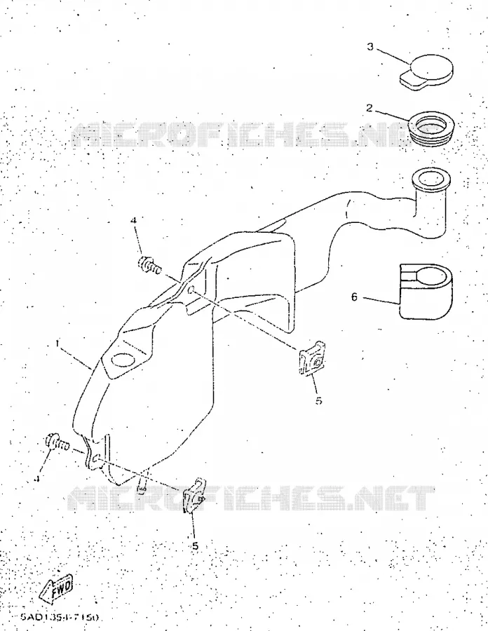 OIL TANK Yamaha SCOOTER 50 1998 NEOS  YN50R