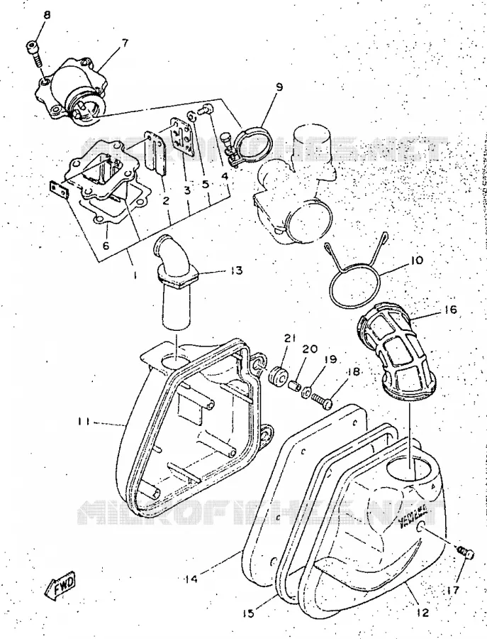 INTAKE Yamaha SCOOTER 50 1998 NEOS  YN50R