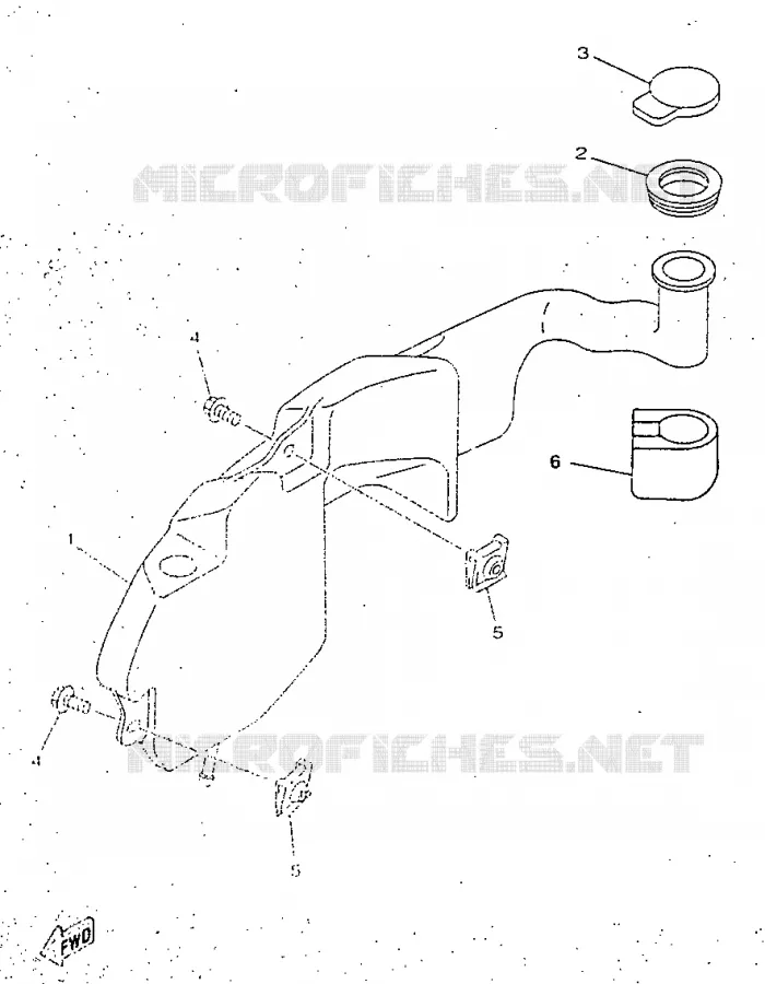 FUEL TANK Yamaha SCOOTER 50 1998 NEOS  YN50R