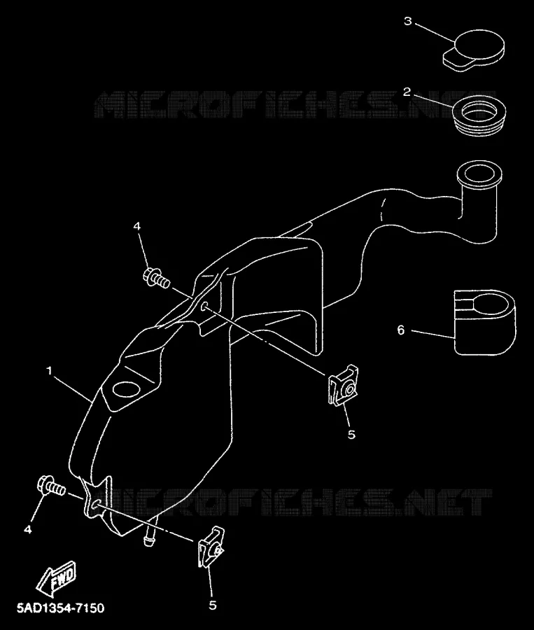 FUEL TANK Yamaha SCOOTER 50 2000 NEOS  YN50R