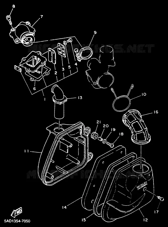 INTAKE Yamaha SCOOTER 50 2000 NEOS  YN50R